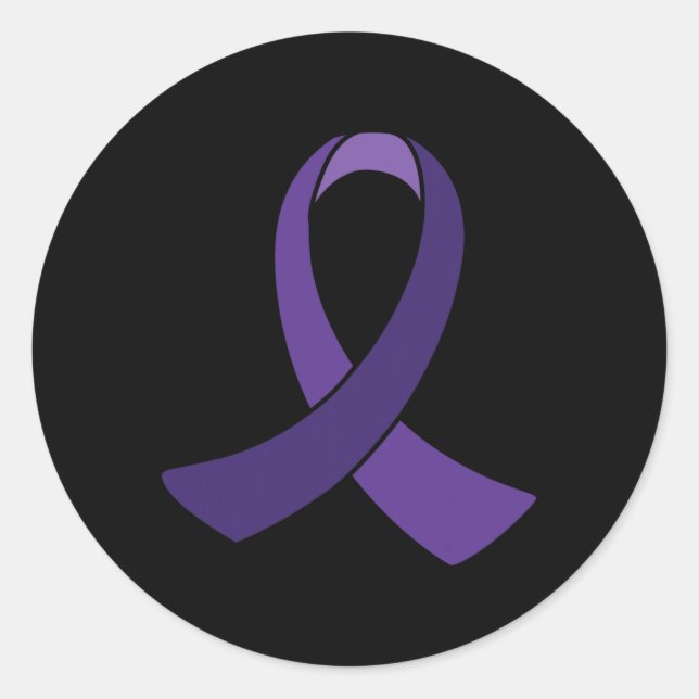 Morbus Heimerheimer Loop Solidarity - Geschenk Ide Runder Aufkleber (Vorderseite)