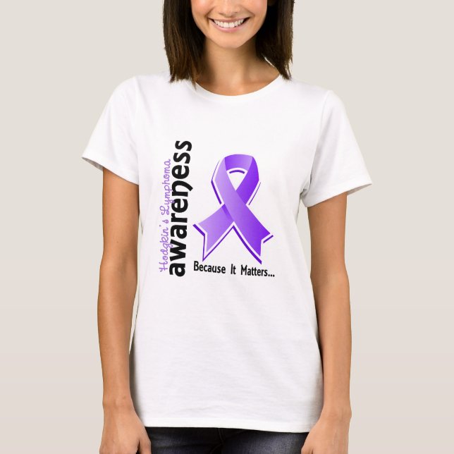 Morbus Hodgkin-Bewusstsein 5 T-Shirt (Vorderseite)