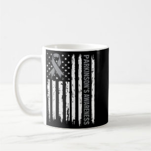Morbus Parkinson-Bewusstseins-Schleife Amerikanisc Kaffeetasse