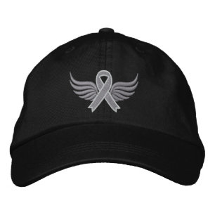 Morbus Parkinsons Ribbon Wings Bestickte Baseballkappe