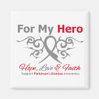 Morbus Parkinsons Tribal Ribbon Hero