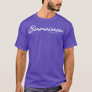 Morbus Pompe Awareness Survivor Glitzer Ribbon Ho T-Shirt