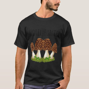 Morchel-Jäger Pilzsuche lustig Morchella T-Shirt