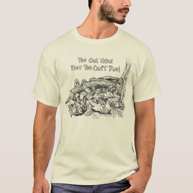 Morchel-Pilz-Shirt LUSTIG! T-Shirt (Vorderseite)