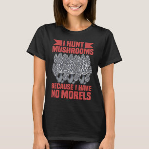 Morchel-Pilze Morcheln Pilz-Tasche Vintage-Pilze T-Shirt