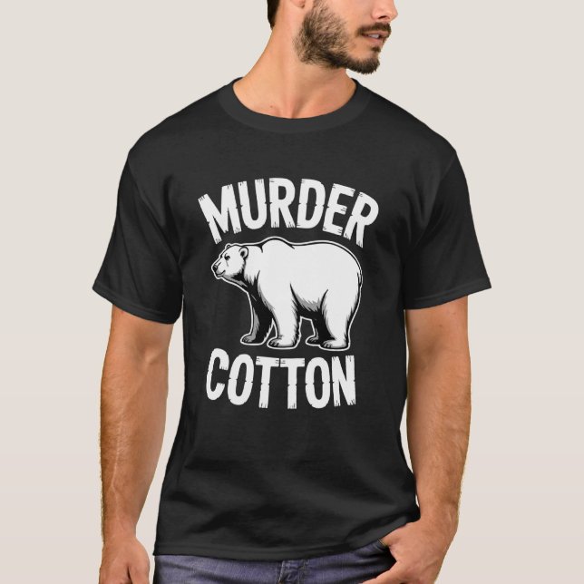 Mord Baumwolle Eisbär T-Shirt (Vorderseite)