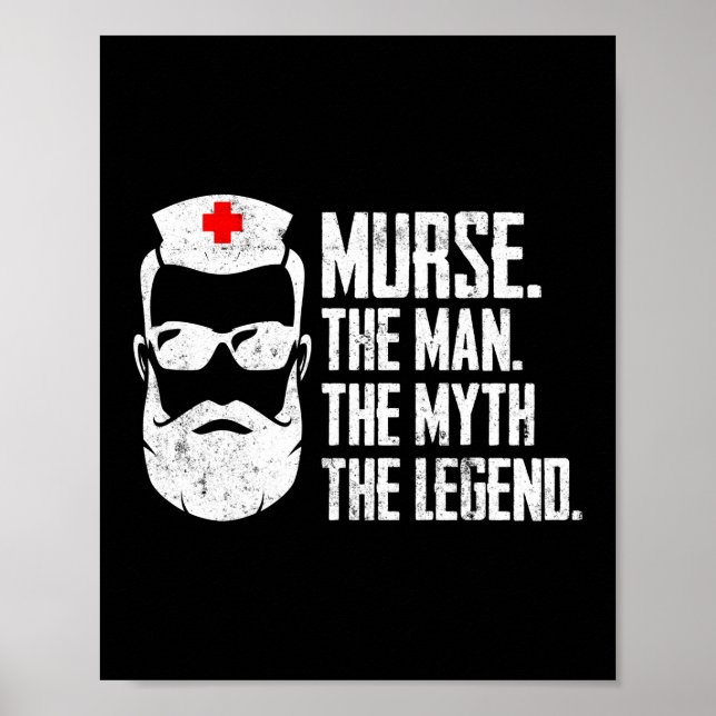 Mord. Der Mann. Der Mythos. Die Legende. Funny Mur Poster (Vorne)