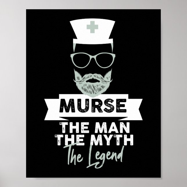 Mord. Der Mann. Der Mythos. Die Legende. Funny Mur Poster (Vorne)
