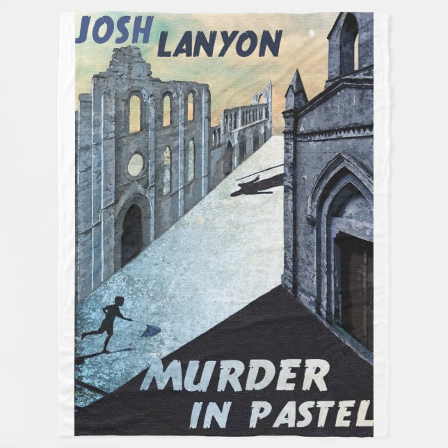 Mord in der PastellFleecedecke Fleecedecke (Vorderseite)