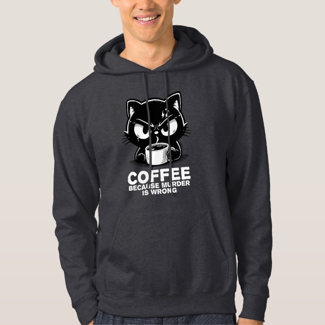 Mord ist falsch hoodie (Vorderseite)
