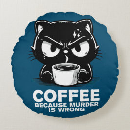 Mord ist falsch rundes kissen