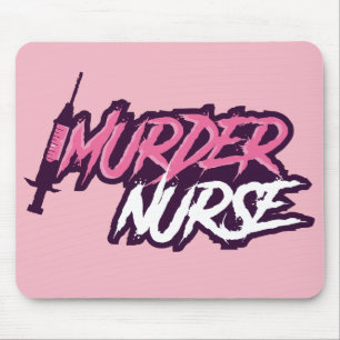 Mord-Krankenschwester Mousepad - Rosa