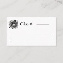Mord Mystery Dinner Clue