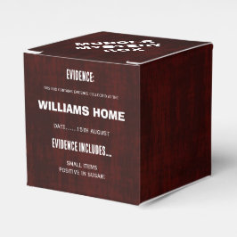 Mord Mystery Geschenkschachtel