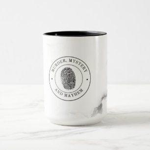 Mord Mystery und Mayhem-Tasse Tasse