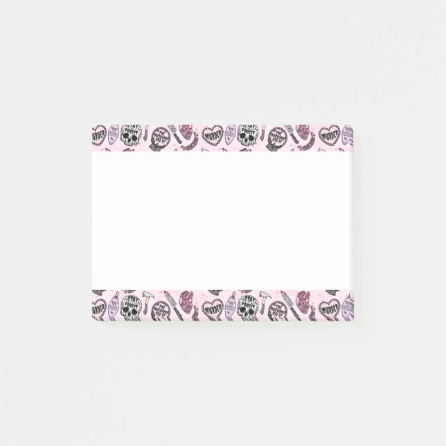 Mord und Spooky Post-it Klebezettel (Vorderseite)