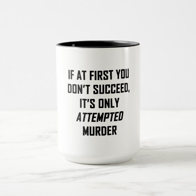 Mord versucht tasse (Zentrum)