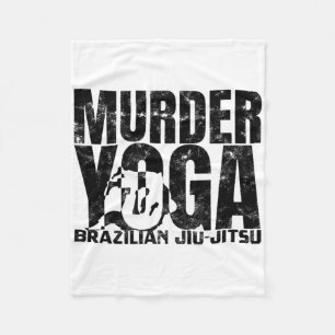 Mord-Yoga - Lustiges brasilianisches Jiu-Jitsu-Rin Fleecedecke