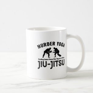 Mord-Yoga Lustiges Jiu-Jitsu Innere Ruhe Ringen _1 Kaffeetasse