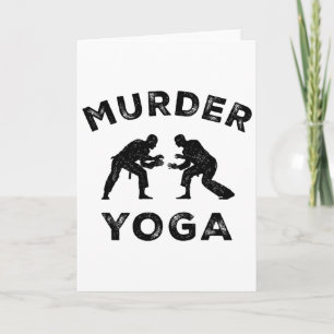 Mord-Yoga Lustiges Jiu-jitsu Innerer Frieden Bjj H Karte