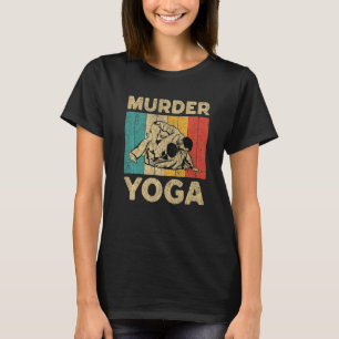 Mord Yoga Vintage BJJ Brasilianisches Jiu Jitsu T-Shirt
