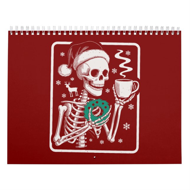 Mord zeigt Freunden Horror-Tee Skelett Weihnachten Kalender (Titelbild)
