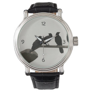 Morden an der Straßenbeleuchtung Armbanduhr
