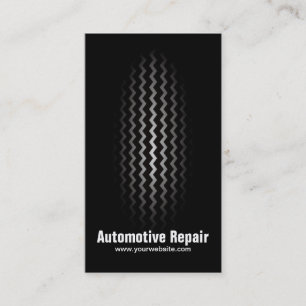 Morden Black & White Tyre Auto-Reparatur Visitenkarte