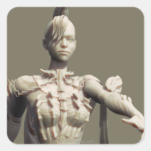 Mörder-Frost-Alternative Quadratischer Aufkleber