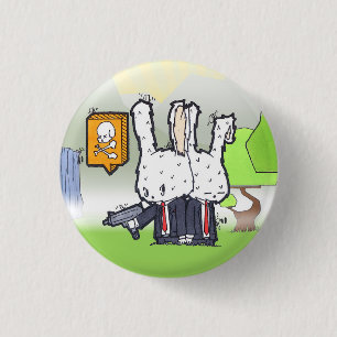 Mörder-Häschen Button