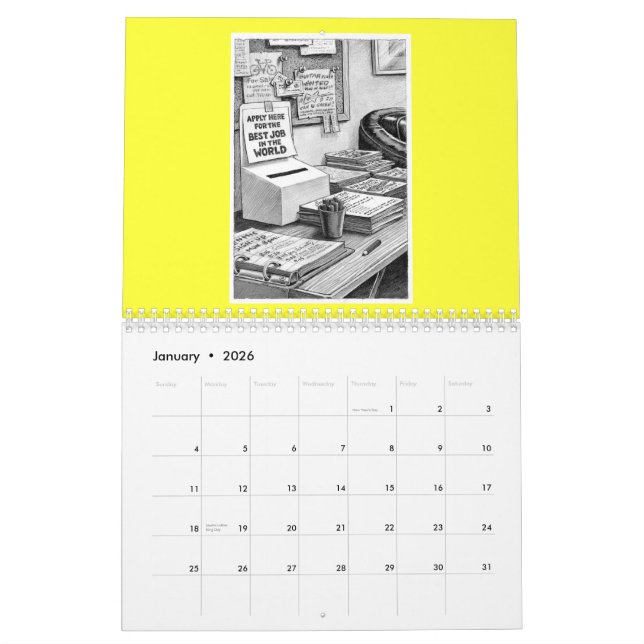 MÖRDER-KALENDER!!! ™ KALENDER (Jan 2026)