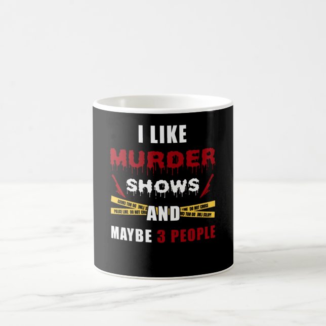 Mörder-Krimanzeigen Kaffeetasse (Mittel)