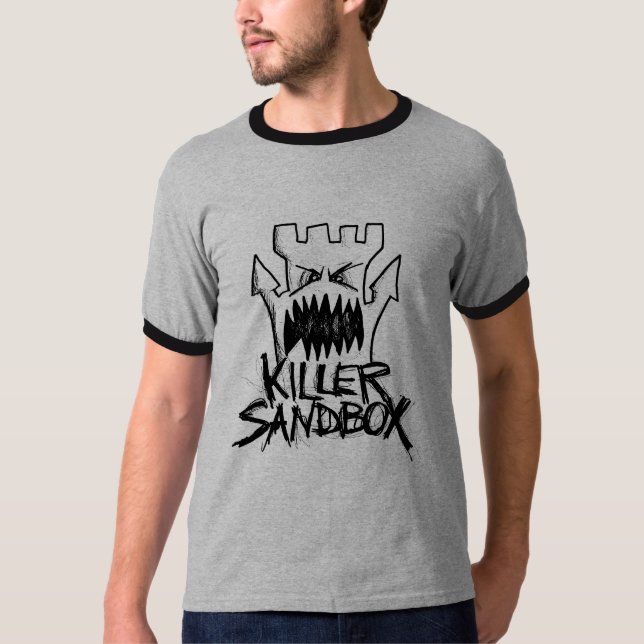 Mörder-Sandkasten LOGO T-Shirt (Vorderseite)