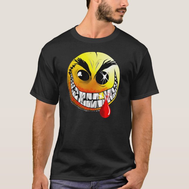 Mörder-schwarzes T-Shirt (Vorderseite)