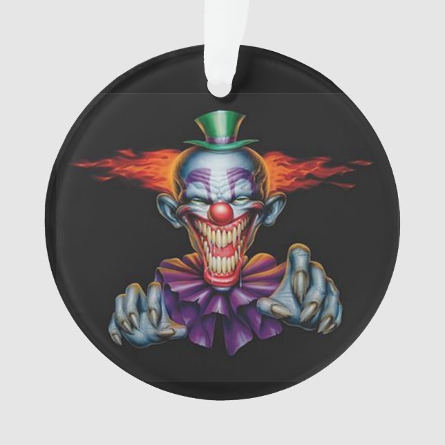 Mörder-Übel-Clown Ornament (Vorderseite)
