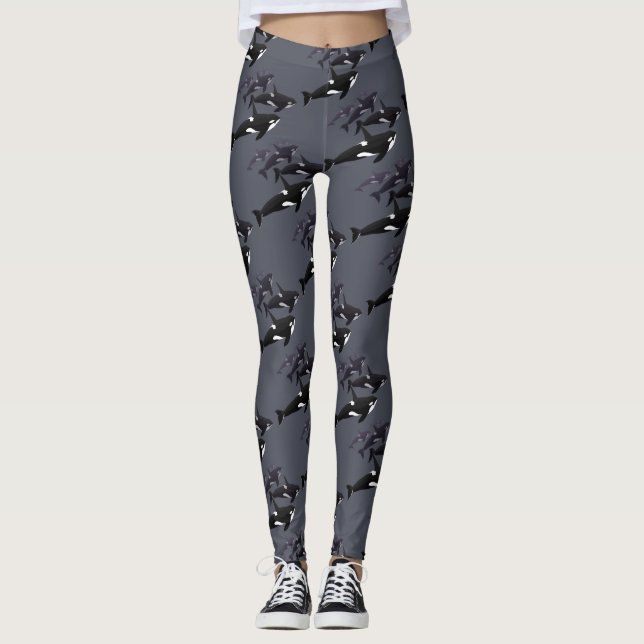 Mörder-Wal-Leggingsorca-Wal-Leggings Leggings (Vorderseite)