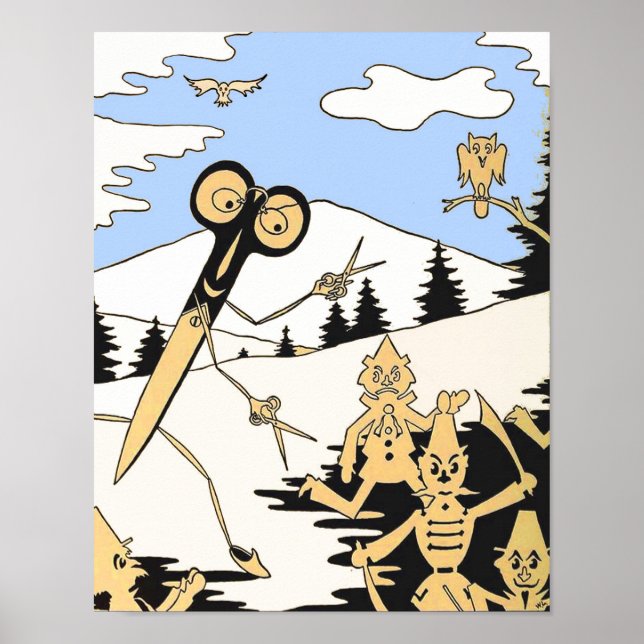 mörderische Schere Poster (Vorne)