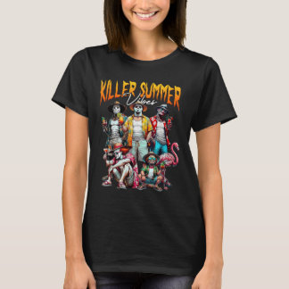 Mörderische Sommer Stimmung Strandurlaub Lustiger T-Shirt