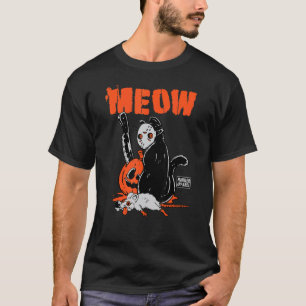 Mörderkatze Halloween-Kürbis Vintage 1 T-Shirt