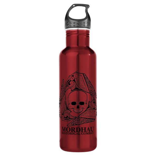 Mordhau Historische Wasserflasche Edelstahlflasche (Vorderseite)