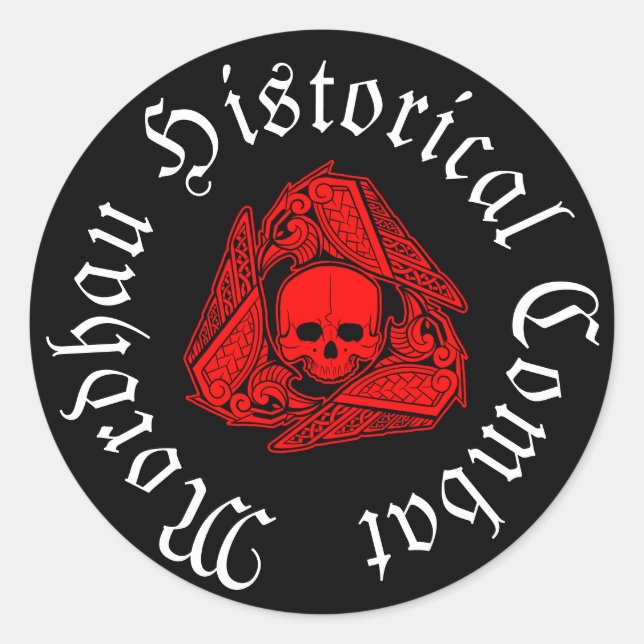 Mordhau Historischer Kampf-Aufkleber Runder Aufkleber (Vorderseite)