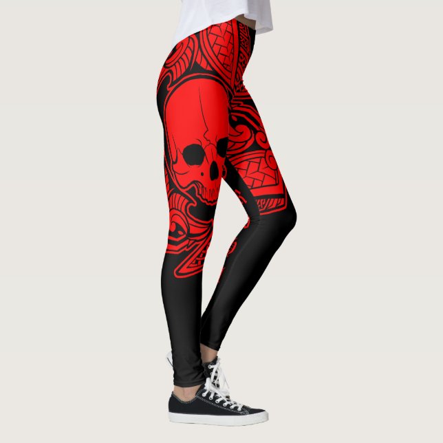 Mordhau Historischer Rücktext Leggings (Rechts)