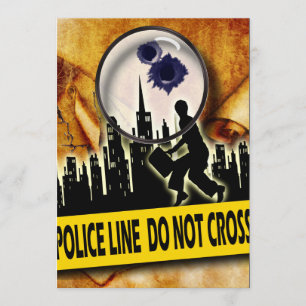 Mordmysterien gestohlene Schriftrollen Geburtstag Einladung