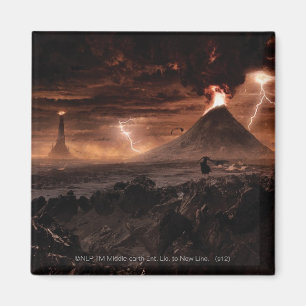Mordor Lightning Storm Magnet
