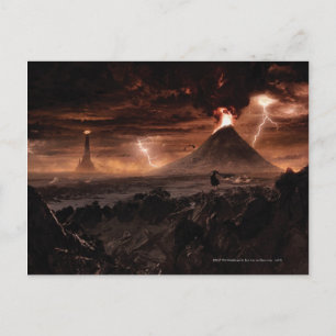 Mordor Lightning Storm Postkarte