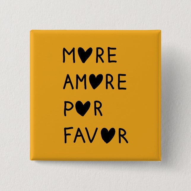 More Amore Pore Favor Button (Vorderseite)