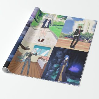 More Anime Style Wrapping Paper Geschenkpapier