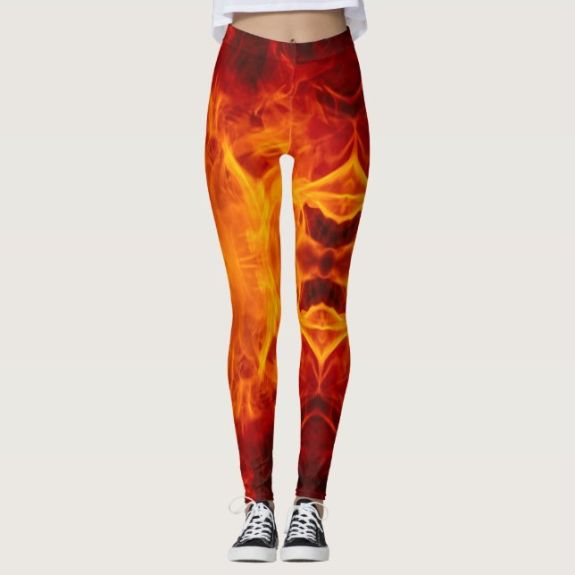 More Fire - Power Yoga Leggings (Vorderseite)