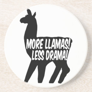 More Llamas Less Drama Untersetzer