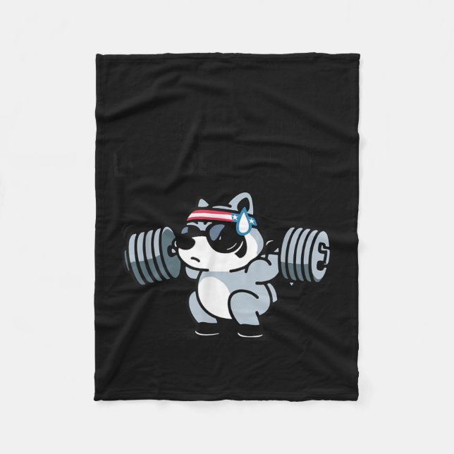 More Plates Less Self Hates Ssum Gym  Fleecedecke (Vorderseite)